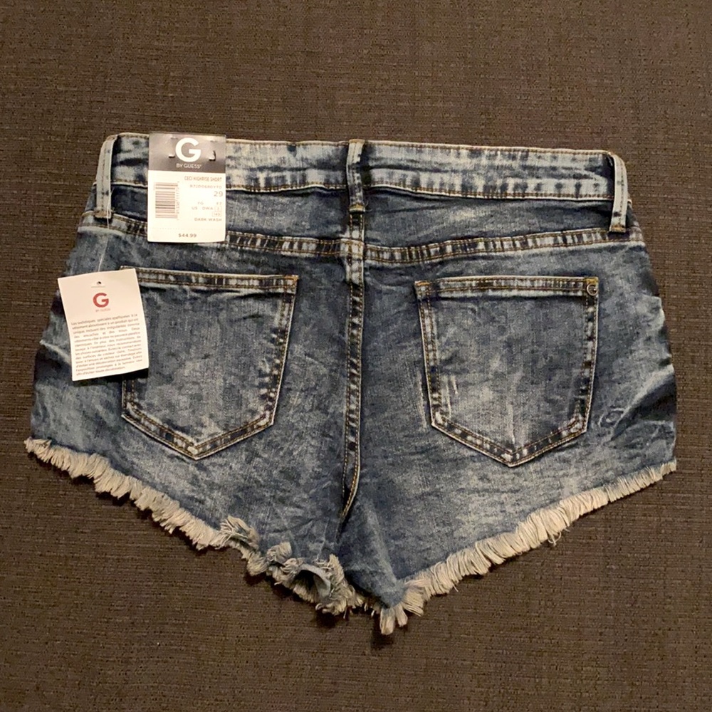 G by Guess Blue High Waist Women Shorts